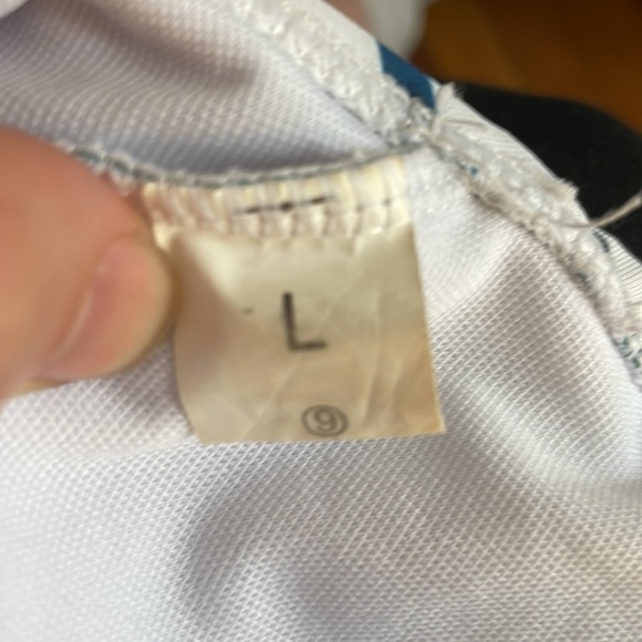 Shein Striped Criss Cross Low Back One Piece Swim - Picture 3 of 4